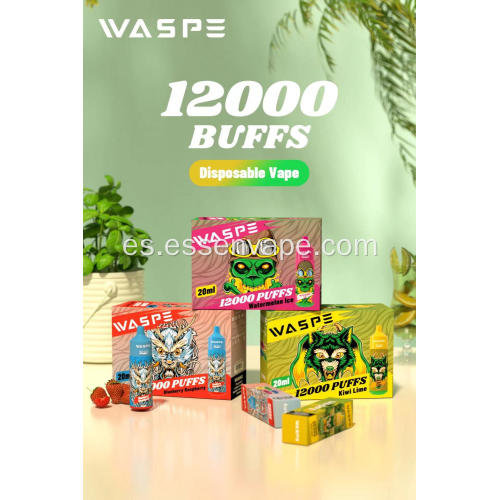 Suecia Precio al por mayor 12000puffs Vape Waspe